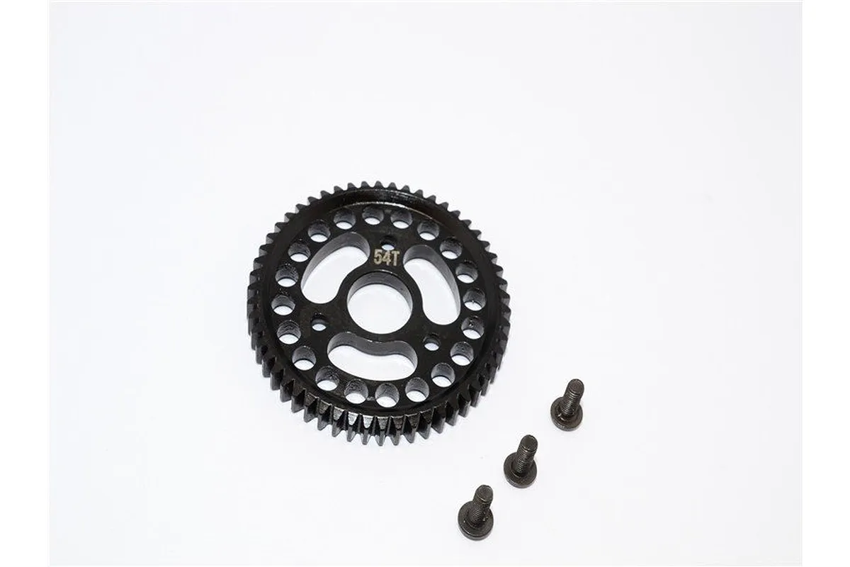 CrazyRacer Ingranaggio Principale In Acciaio Temprato 54T M1 Per Auto RC 1/5 6S – Compatibile Con XO-1, E-Revo 2.0 (77076-4) - 2